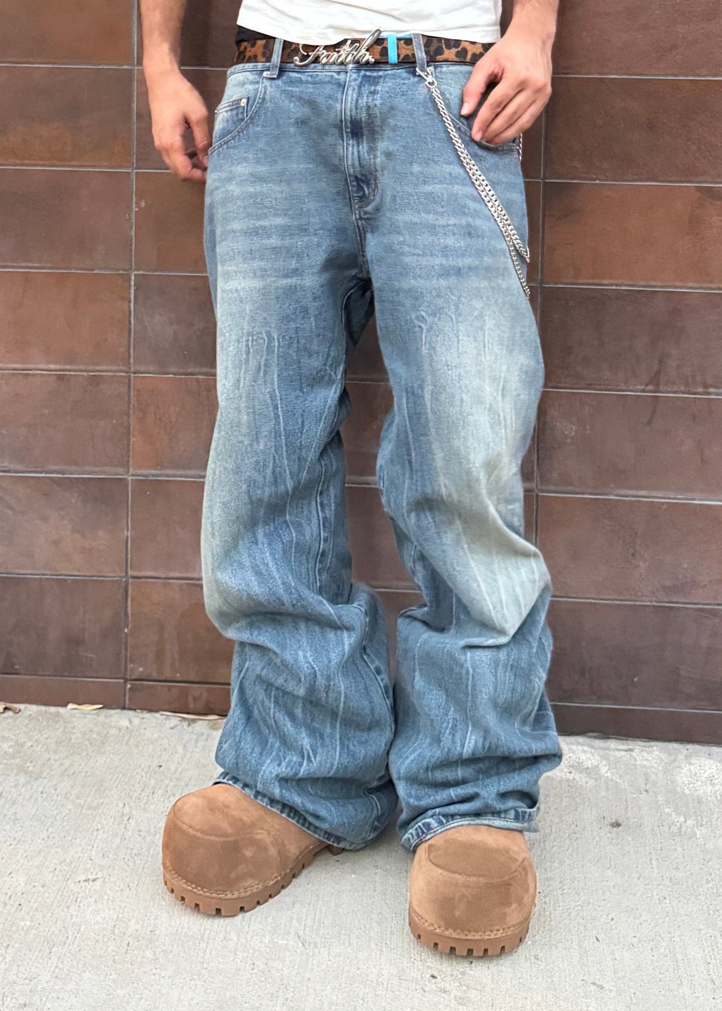 "STATIC" Flared Denim