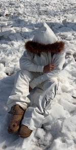 "CALLIGRAPHY" Flared Denim