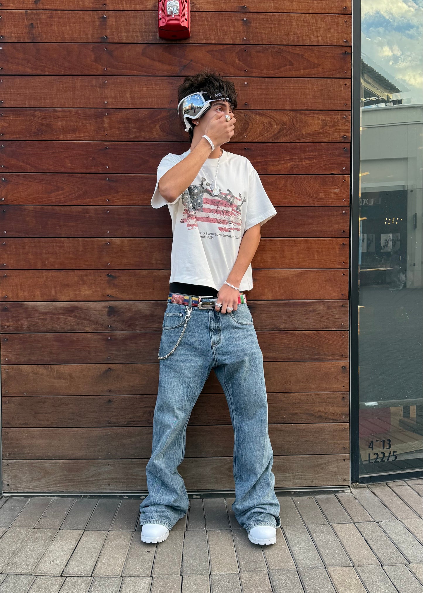 "STATIC" Flared Denim