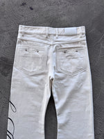 "CALLIGRAPHY" Flared Denim