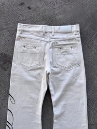 "CALLIGRAPHY" Flared Denim