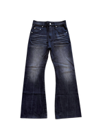 "STATIC" Flared Denim V2 | BLACK