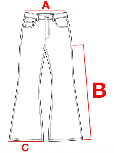 Bootcut Denim Size Chart